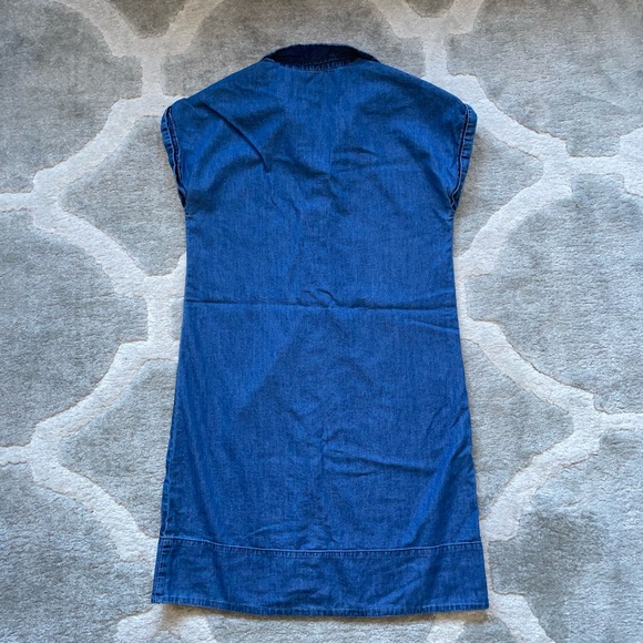 πHPπ Fan Denim Cap Sleeve Dress - Picture 6 of 7